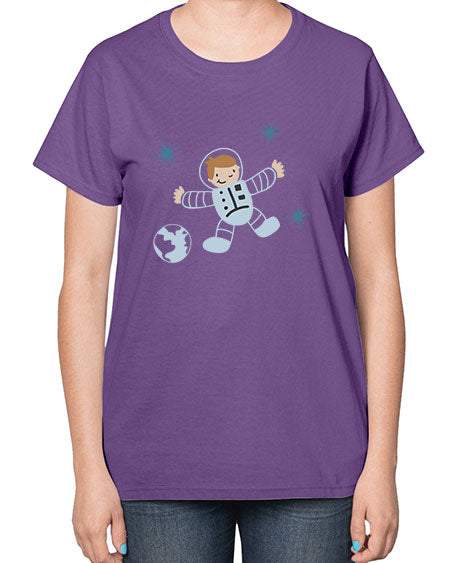 Littlespaceman 16# - space-  Ladies T-Shirt