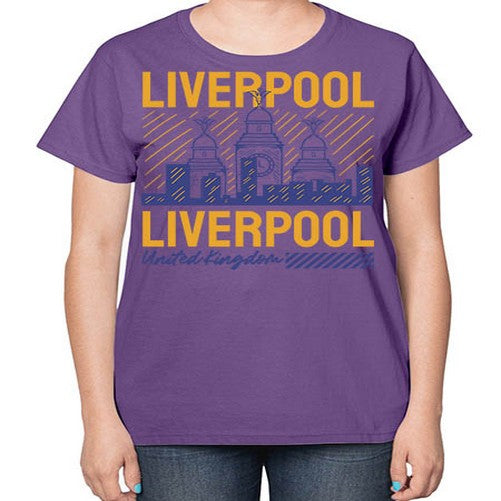 Liverpool 1152# - cities-  Ladies T-Shirt