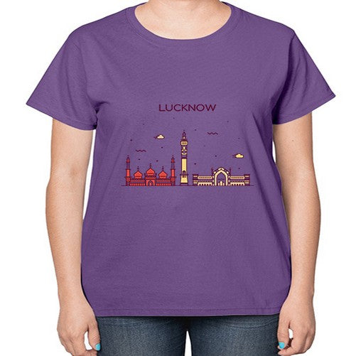 Lucknow 1186# - cities-  Ladies T-Shirt