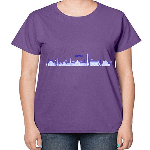Lucknow 1187# - cities-  Ladies T-Shirt