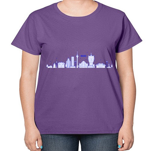 Macau 1199# - cities-  Ladies T-Shirt
