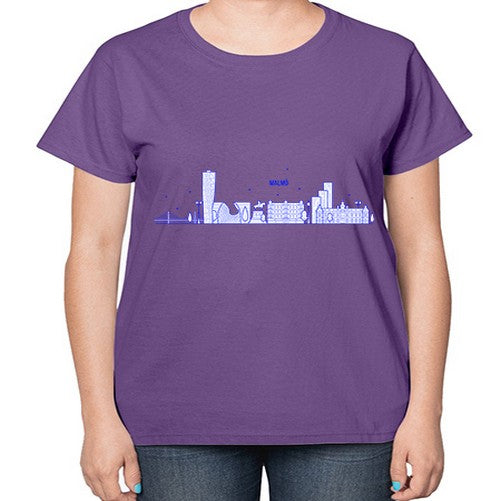 Malmo 1221# - cities-  Ladies T-Shirt