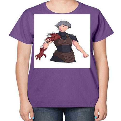 Man has parasite on hand 14# - anime-  Ladies T-Shirt
