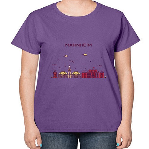 Mannheim 1237# - cities-  Ladies T-Shirt