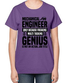 Mechanical engineer Style 1090# - engineer-  Ladies T-Shirt