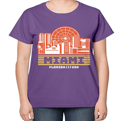 Miami 1284# - cities-  Ladies T-Shirt