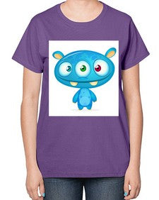 Monster 181# - cartoon general-  Ladies T-Shirt