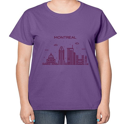 Montreal 1346# - cities-  Ladies T-Shirt