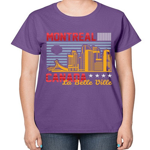 Montreal 1348# - cities-  Ladies T-Shirt
