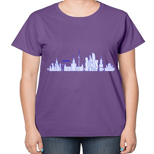 Moscow 1358# - cities-  Ladies T-Shirt