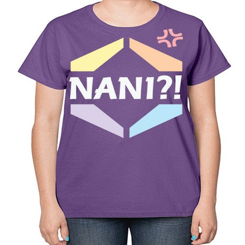 Nani What Funny Japanese Anime 270# - anime-  Ladies T-Shirt