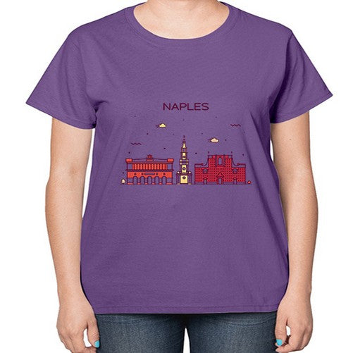 Naples 1412# - cities-  Ladies T-Shirt