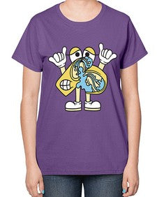 Nervous kebab 196# - cartoon food-  Ladies T-Shirt