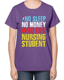 No Sleep Style 314# - nurse-  Ladies T-Shirt