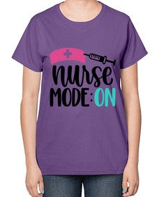 Nurse Mode ON Style Style 1181# - nurse-  Ladies T-Shirt