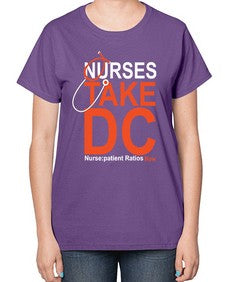 Nurse Take DC Style 1199# - nurse-  Ladies T-Shirt
