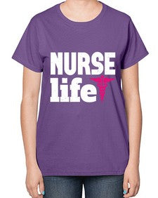 Nurse life Style 1172# - nurse-  Ladies T-Shirt