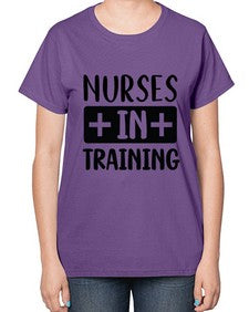 Nurses in training 1244# - nurse-  Ladies T-Shirt