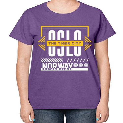 Oslo 1553# - cities-  Ladies T-Shirt