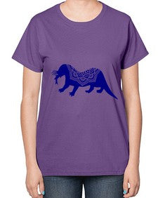 OtterMandala 973# - mandala-  Ladies T-Shirt