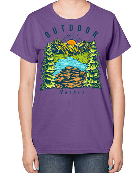 Outdoor Nature 17# - nature-  Ladies T-Shirt