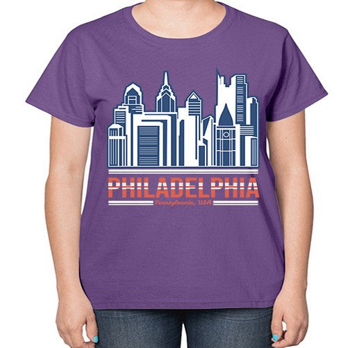 Philadelphia 1604# - cities-  Ladies T-Shirt