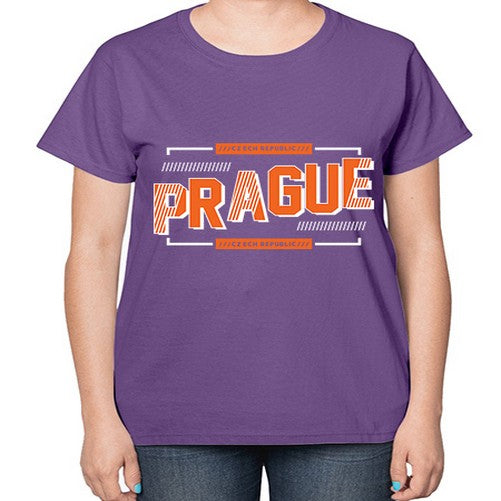 Prague 1688# - cities-  Ladies T-Shirt
