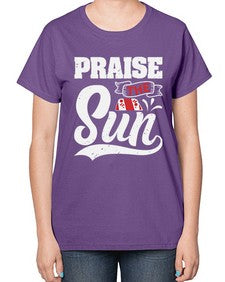 Praise the sun 40# - video games-  Ladies T-Shirt