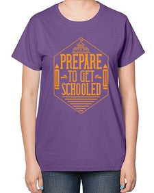 Prepare to get schooled Style 1335# - teacher-  Ladies T-Shirt
