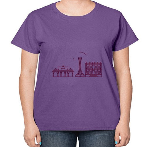 Pune 1695# - cities-  Ladies T-Shirt