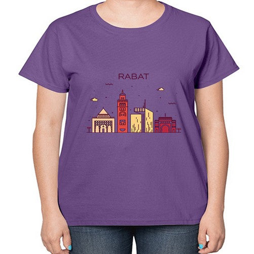 Rabat 1706# - cities-  Ladies T-Shirt