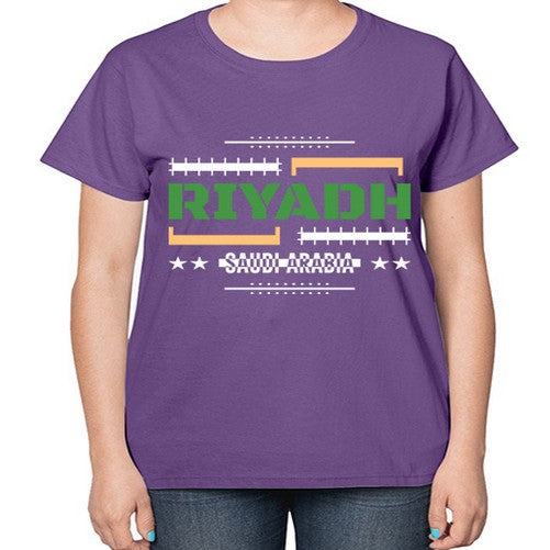 Riyadh 1741# - cities-  Ladies T-Shirt