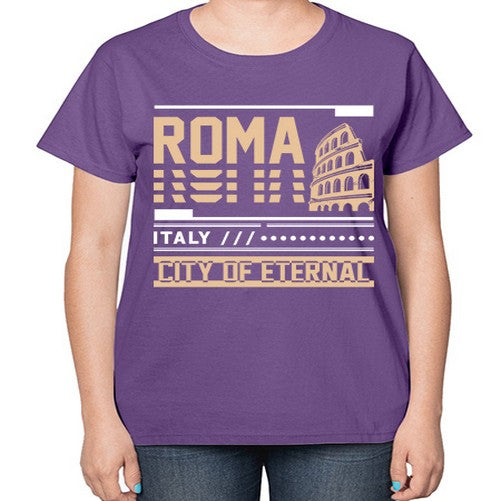 Roma 1745# - cities-  Ladies T-Shirt