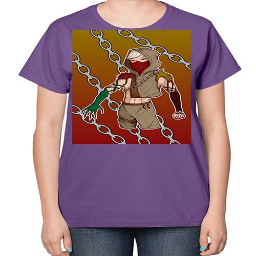 Rose and demon 75# - anime-  Ladies T-Shirt