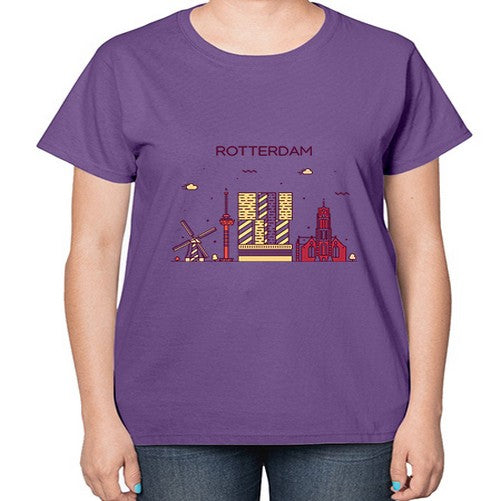 Rotterdam 1754# - cities-  Ladies T-Shirt