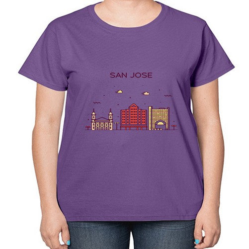 SanJoseCL 1793# - cities-  Ladies T-Shirt