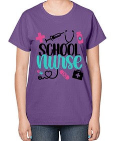School Nurse Style Style 1378# - nurse-  Ladies T-Shirt