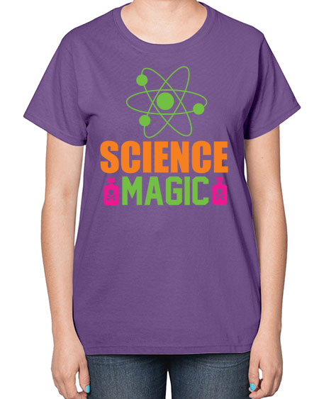 Science Magic 68# - general science-  Ladies T-Shirt