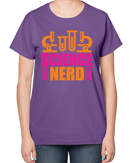 Science Nerd 59# - general science-  Ladies T-Shirt