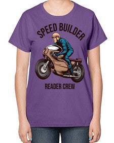 Speed builder 62# - motorcycle-  Ladies T-Shirt