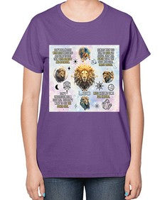 Straight Leo 473# - leo-  Ladies T-Shirt