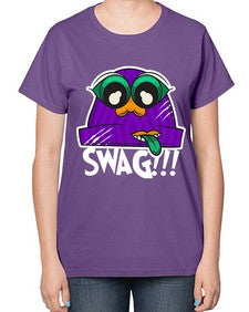 Swag beanie 247# - cartoon general-  Ladies T-Shirt