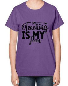 Teaching Is My Jam 1481# - teacher-  Ladies T-Shirt