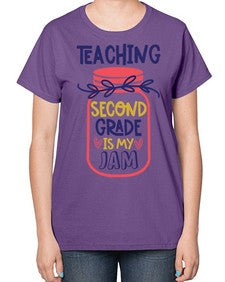 Teaching Second Grade 936# - second grade-  Ladies T-Shirt