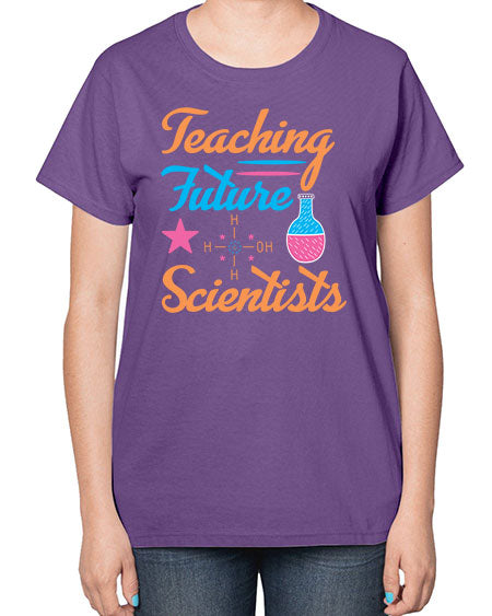 TeachingfuturescientistsScience tshirt design Sciencetshirtdesign 23# - general science-  Ladies T-Shirt