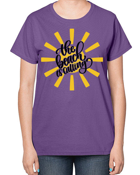The Beachy Is Calling Style 10# - summer-  Ladies T-Shirt