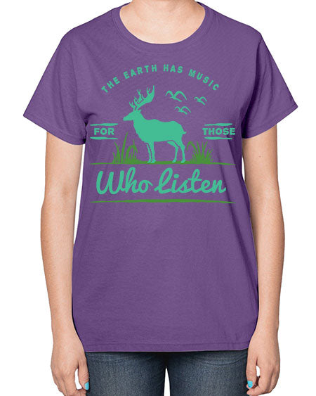 The Earth Has Music 15# - nature-  Ladies T-Shirt
