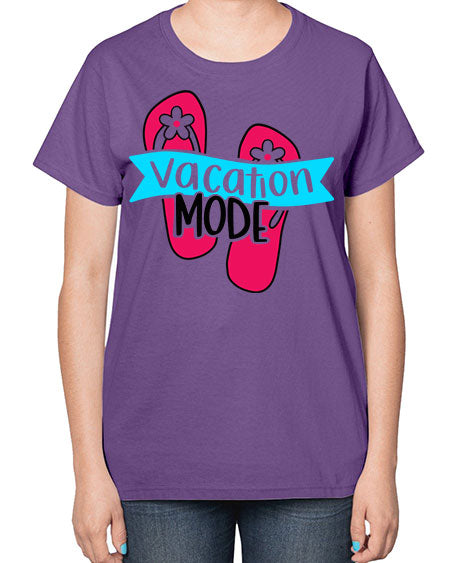 Vacation Mode Style 8# - summer-  Ladies T-Shirt