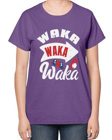 Waka Waka Waka 50# - video games-  Ladies T-Shirt