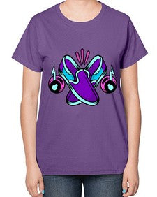 Walk the talk 261# - cartoon general-  Ladies T-Shirt